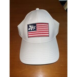 Taylormade Golf White Hat American Flag One Size Fits All  Adjustable Excellent